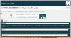 Desktop Screenshot of eng.universal-soundbank.com